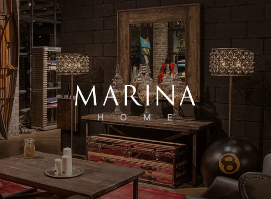إعادة تعريف الفخامة عبر الإنترنت مع Marina Home سريع وغامر وجاهز للهاتف المحمول